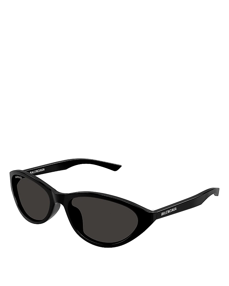 Balenciaga Neo Oval Sunglasses, 58mm