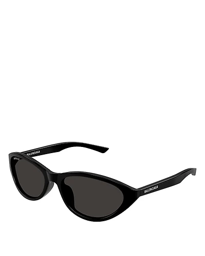 Balenciaga Neo Oval Sunglasses, 58mm