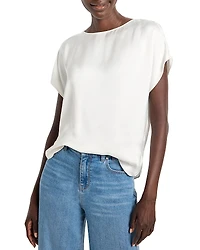 Nic+Zoe Day Gloss Woven Tee