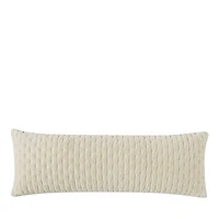 Dkny Pure Velvet Quilt Decorative Bolster Pillow, 12 x 36