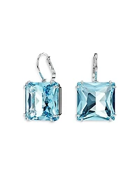 Swarovski Millenia Crystal Square Cut Drop Earrings