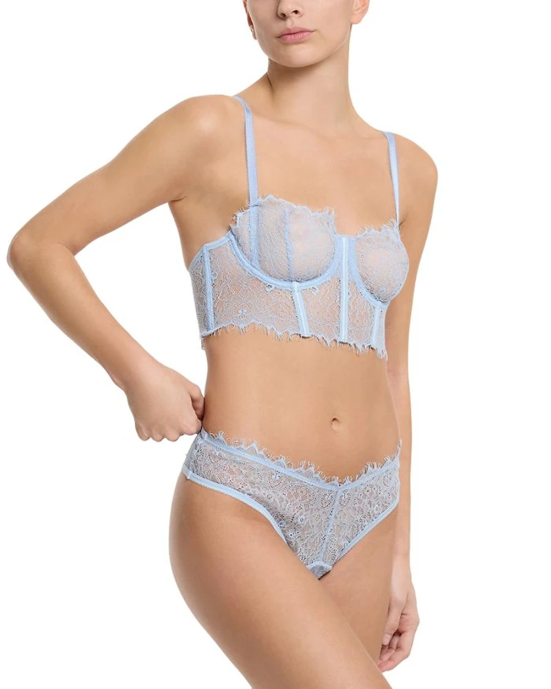 Sheer Seduction Corset Bralette