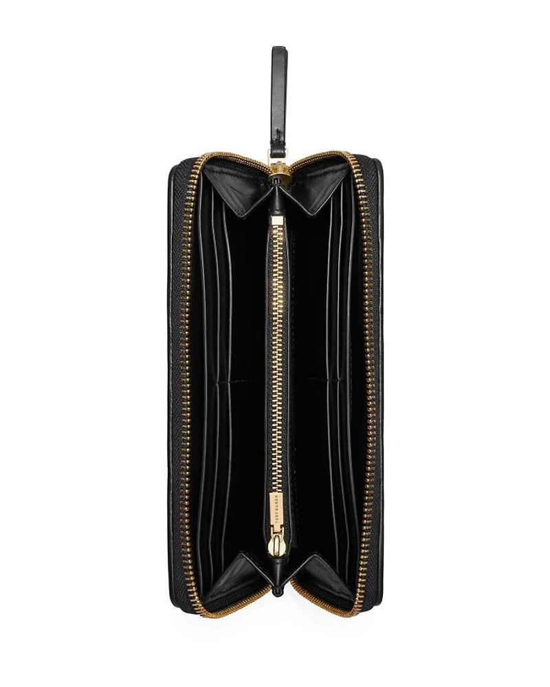 Kira Diamond Quilt Zip Continental Wallet
