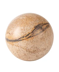 Gauri Kohli Forest Brown Marble Sphere Object