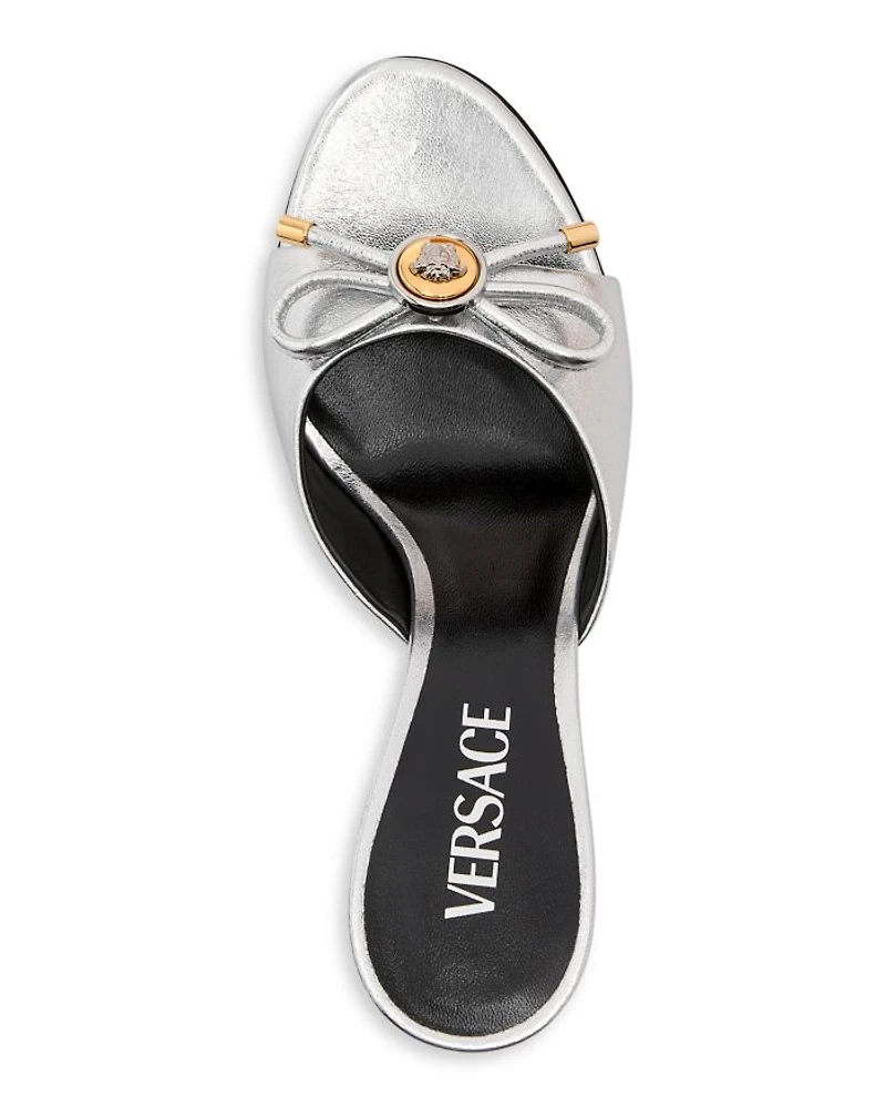 Women's Opera Bow 85mm Patent Mules