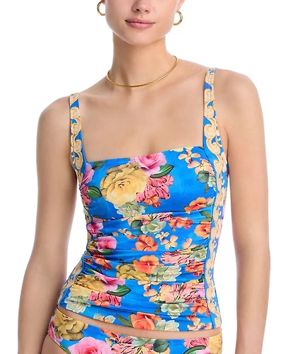 Pauline Ruched Tankini Top