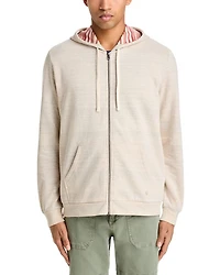 Fleece Zip Front Hoodie