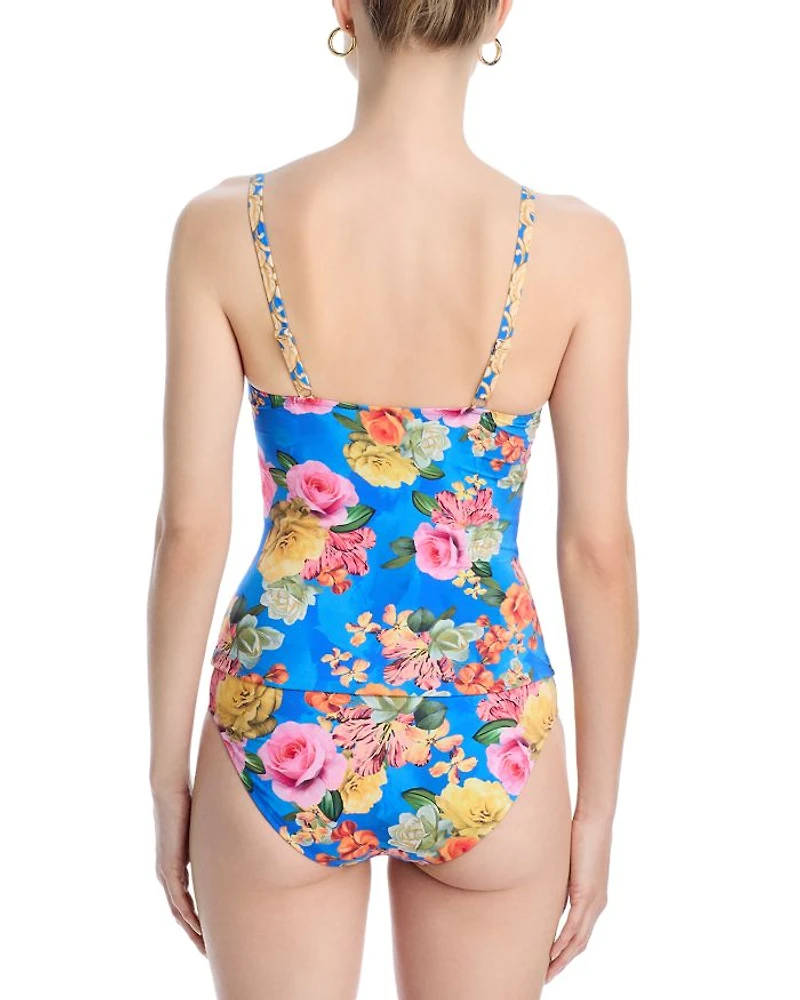 Pauline Ruched Tankini Top