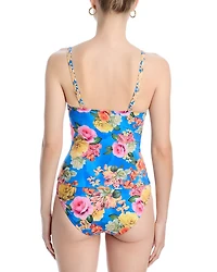 Pauline Ruched Tankini Top