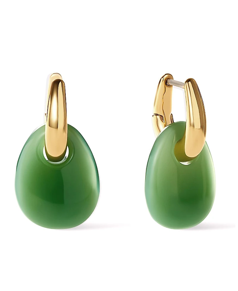 Ana Luisa Kayla Gold Drop Earrings