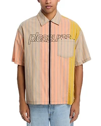 Garner Regular Fit Zip Front Short Sleeve Shirt