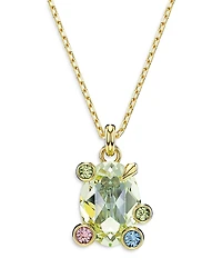 Swarovski Gema Mixed Cut Multicolor Pendant Necklace, 16.5-19.25