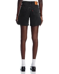501 Mid Thigh Denim Shorts Lunar Black