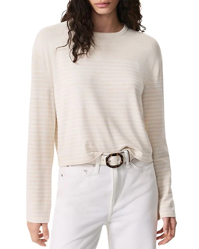 The Knit Stripe Boxy Tee