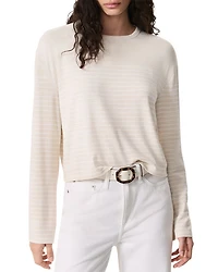 The Knit Stripe Boxy Tee