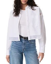 rag & bone Beatrice Cropped Combo Shirt