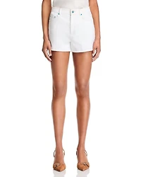 Turquoise Embellished Ceil Shorts