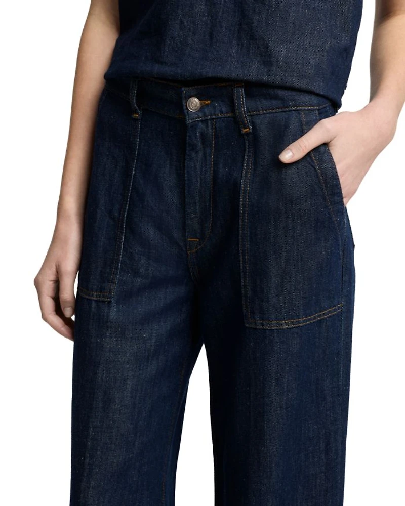 Lotta High Rise Jeans Blueberry