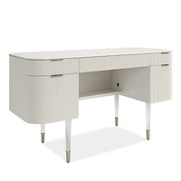 Caracole Lady Love Desk, Matte Pearl