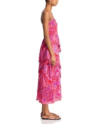 Paisley Scarf Maxi Dress