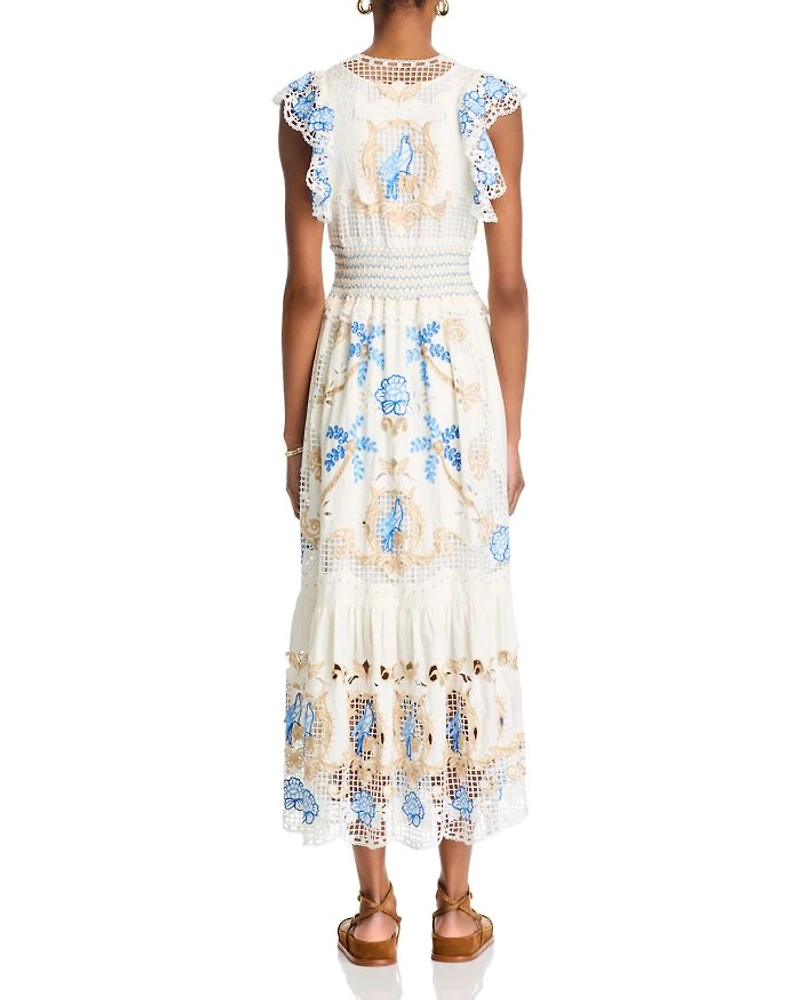 Romantic Richelieu Maxi Dress