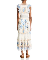 Romantic Richelieu Maxi Dress