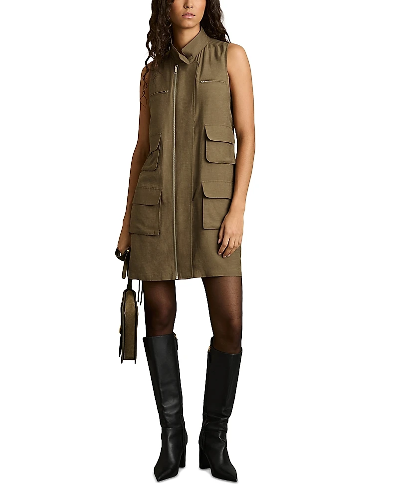 Reiss Utility Mini Dress