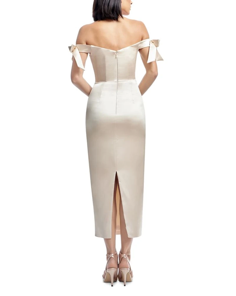 Verona Bow Trim Dress