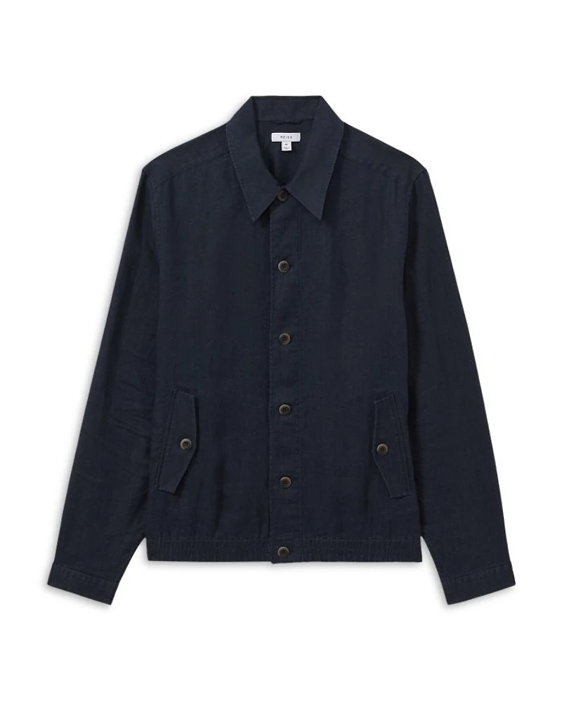 Oversized Fit Cadiz Linen Overshirt