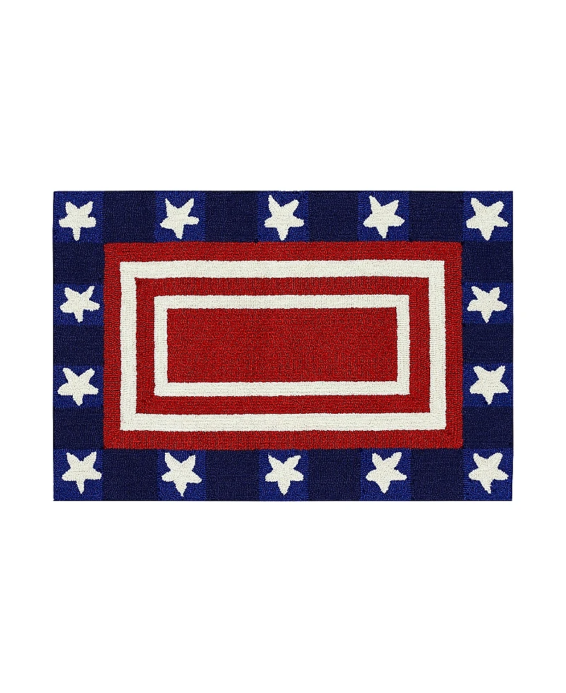 Liora Manne Frontporch Patriotic Pendant Area Rug