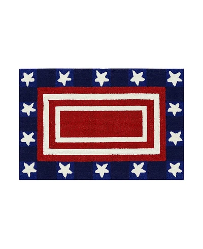 Liora Manne Frontporch Patriotic Pendant Area Rug