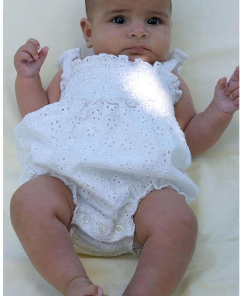 Eyelet Ruched Bubble - Baby