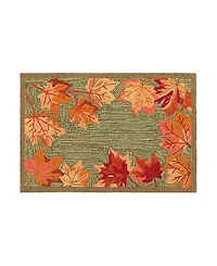 Liora Manne Ravella Falling Leaves Border Area Rug