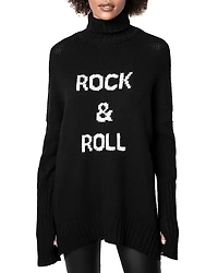 Zadig & Voltaire Alma Merino Wool Turtleneck Sweater