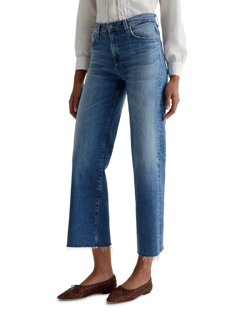 Saige High Rise Wide Leg Cropped Jeans 16 Years Postcard