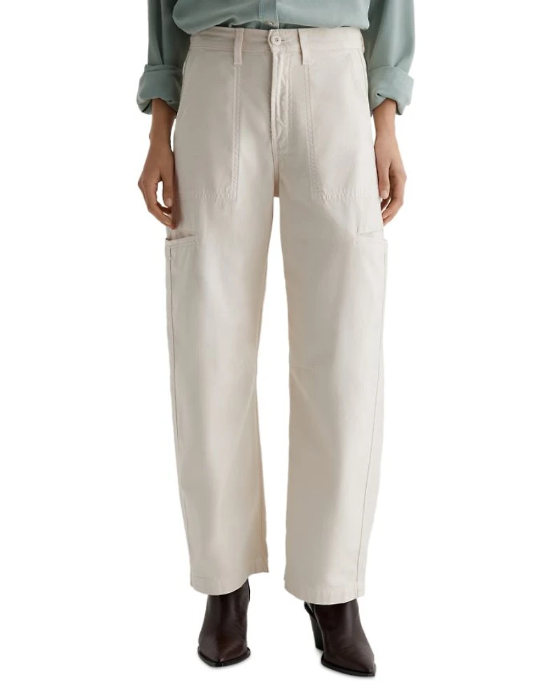 Hazal High Rise Barrel Leg Jeans Opal Stone