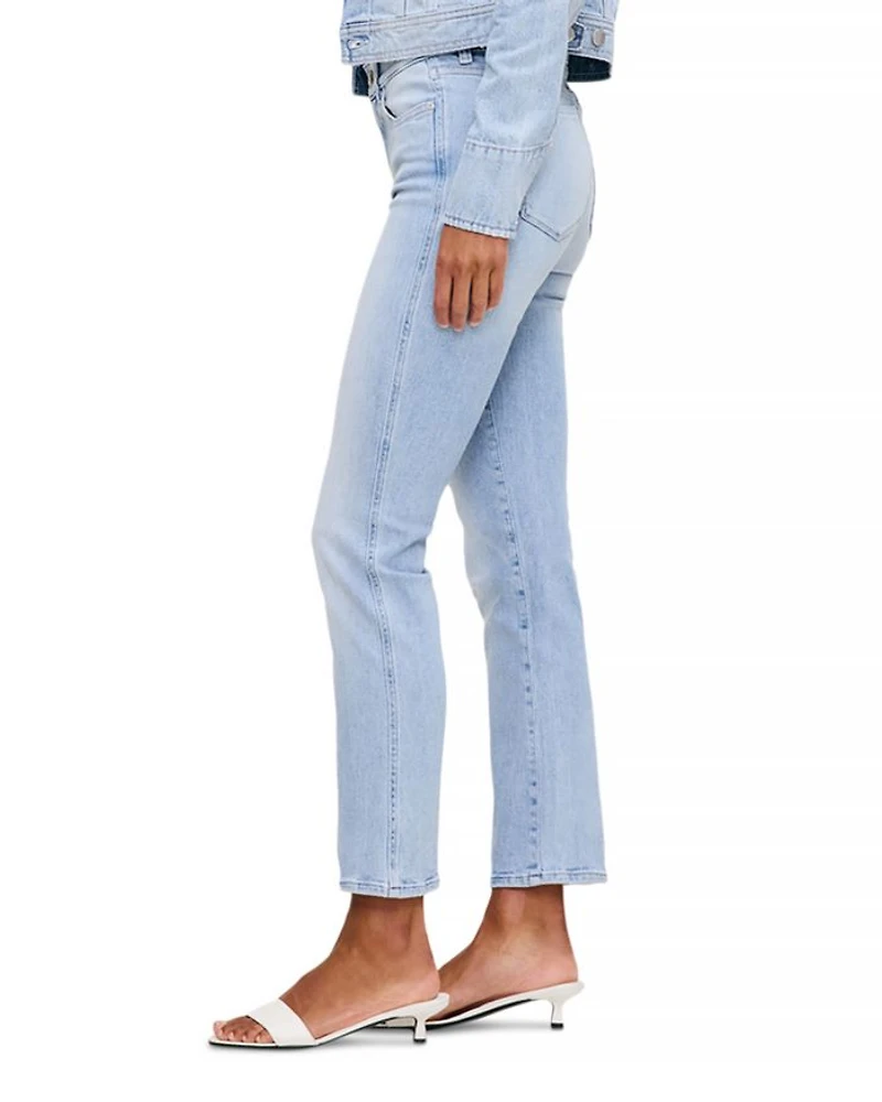 Mara Straight Mid Rise Instasculpt™ Ankle Jeans Atlantic