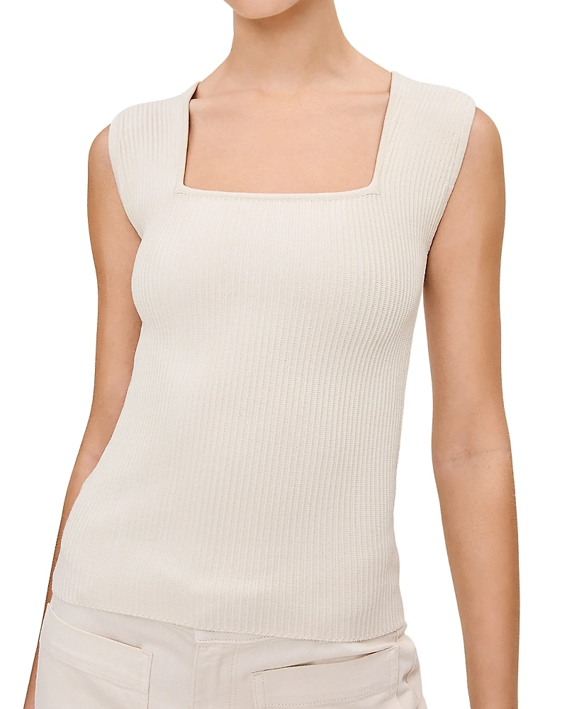 DL1961 Square Neck Instasculpt Rib Top