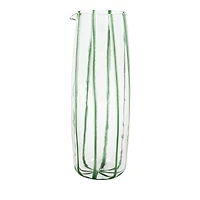 Vietri Nuovo Stripe Green Pitcher