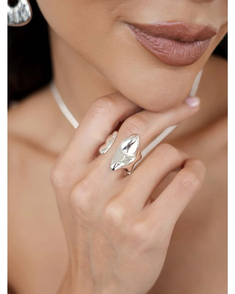 Liquid Lux Silver Plated Ring