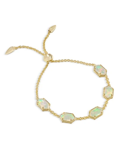 Hallie Mother Of Pearl Slider Bracelet