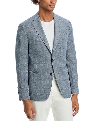 Vince Cotton & Linen Jersey Knit Slim Fit Casual Sport Coat
