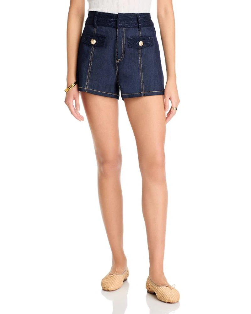 Braided Tweed Gaelle Shorts