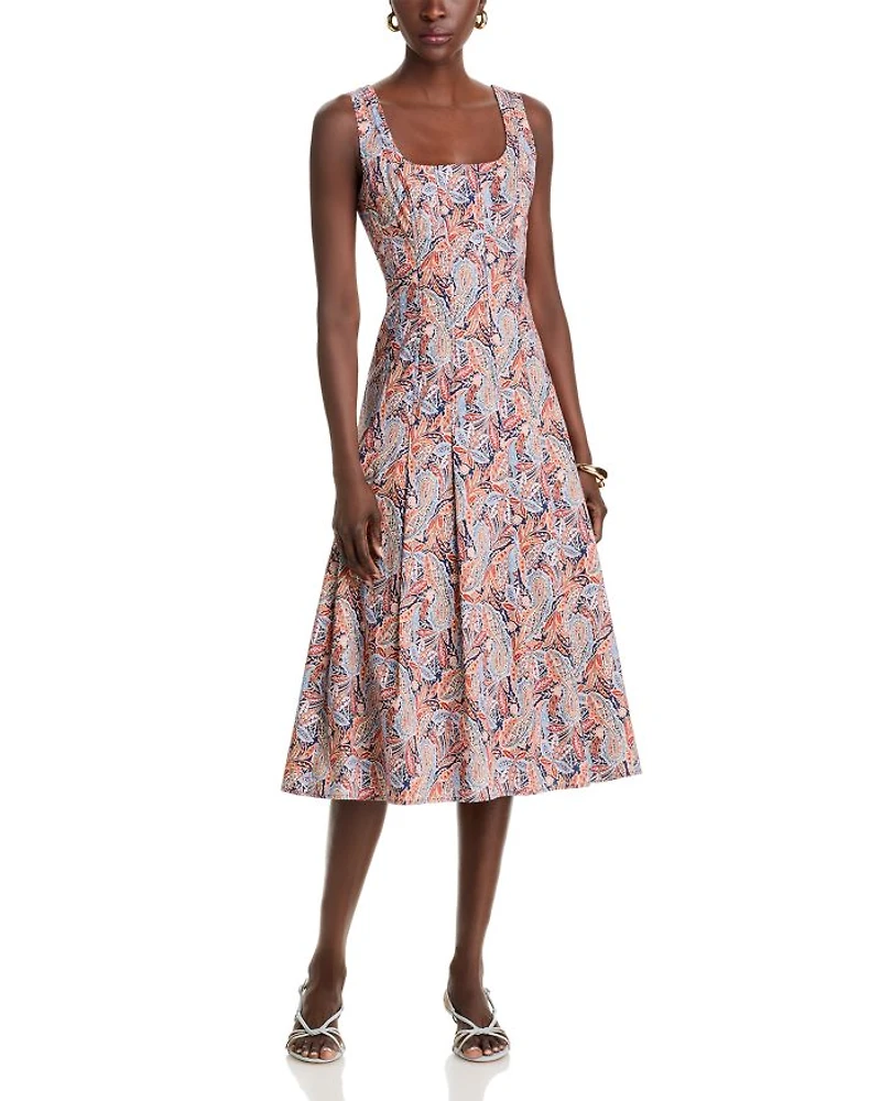 Jolie Midi Poplin Dress - Exclusive