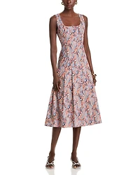 Jolie Midi Poplin Dress - Exclusive