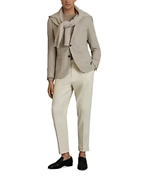 Slim Fit Dogtooth Check Blazer