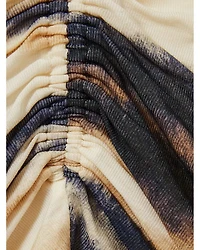 Gia Printed Jersey Top