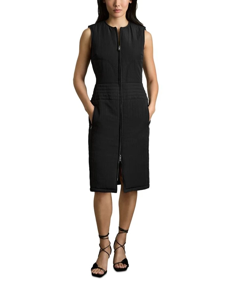 Mahlon Quilted Sleeveless Dress