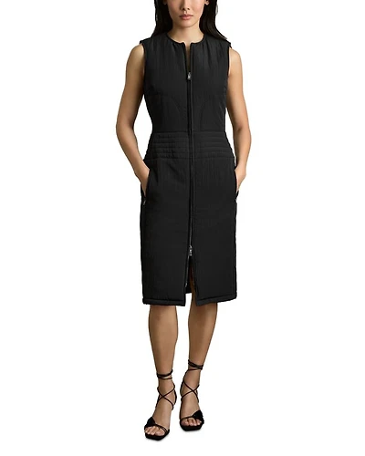 Mahlon Quilted Sleeveless Dress
