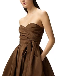 Taffeta Trapeze Dress
